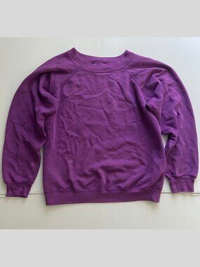 Hanes for Her Purple Sweatshirt | Size Women's Large